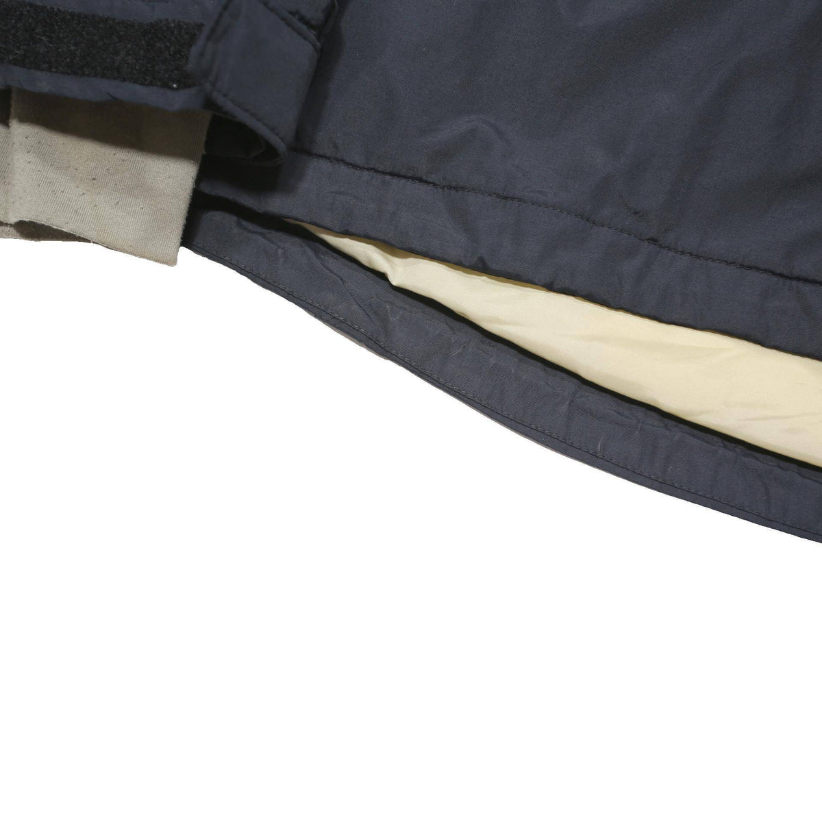 HELLY HANSEN Mens Navy & Cream Outdoor Jacket M Polyester Blend Zip Hooded