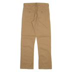 KANGOL Womens Trousers Beige Regular Straight W26 L27