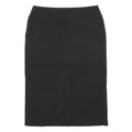 COS Womens Black Straight Knee Length Wool Skirt XS Classic Fit Minimalist