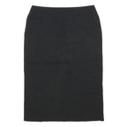 COS Womens Black Straight Knee Length Wool Skirt XS Classic Fit Minimalist