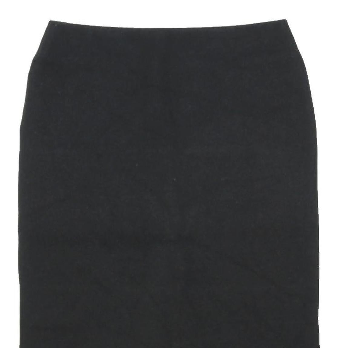 COS Womens Black Straight Knee Length Wool Skirt XS Classic Fit Minimalist