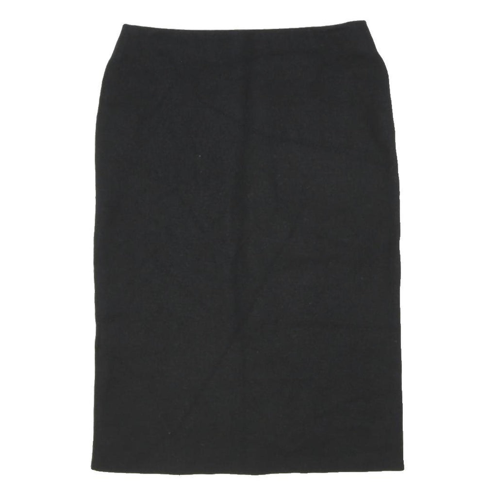 COS Womens Black Straight Knee Length Wool Skirt XS Classic Fit Minimalist