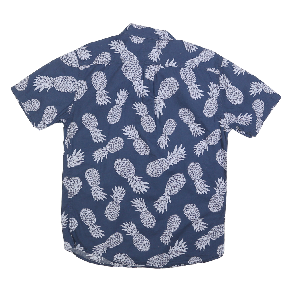 LEVI'S Mens Blue Pineapple Print Shirt S Cotton Blend Casual Summer Style