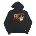 CHAMPION Mens Black Hooded Pullover M RCG Tiger Graphic Hoodie