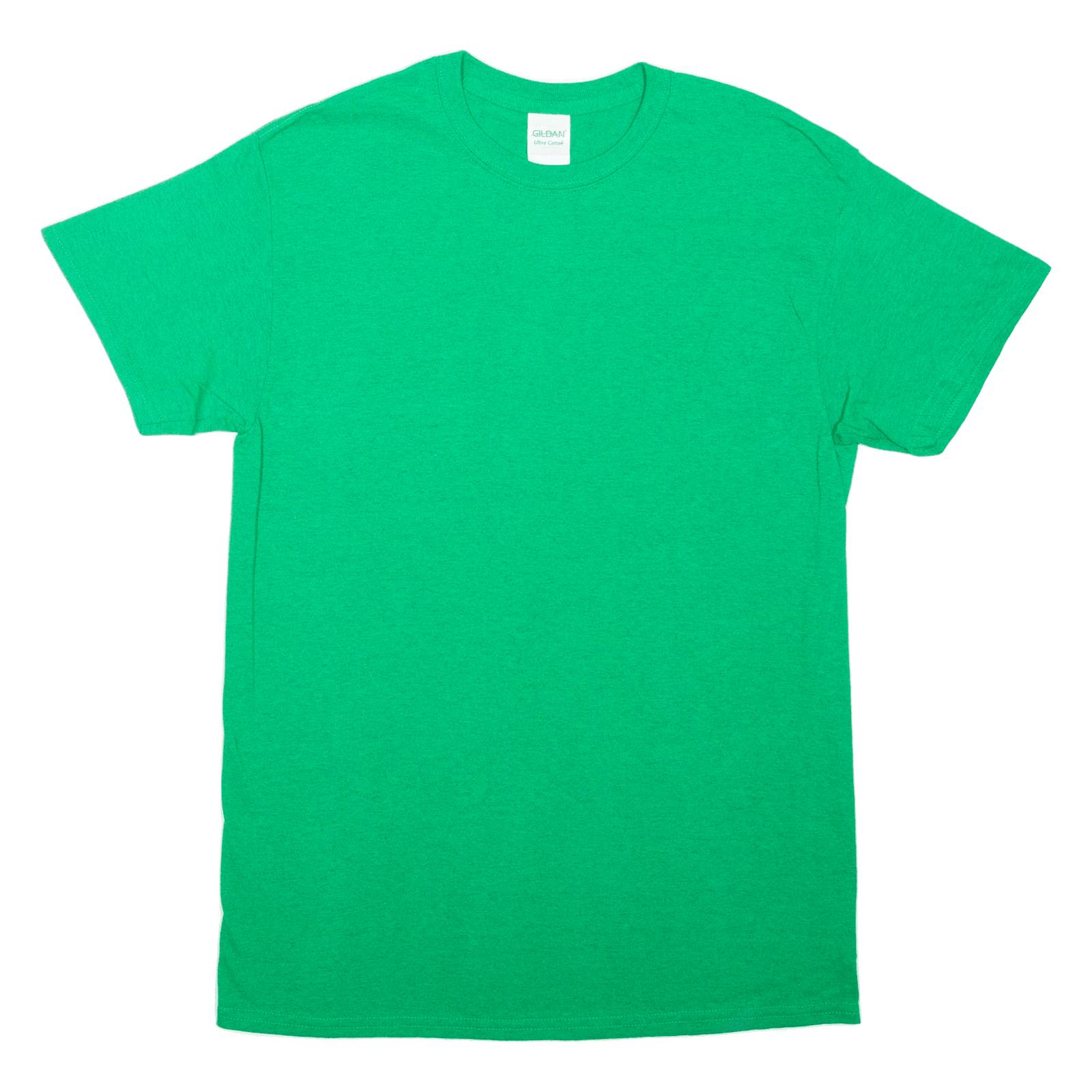 GILDAN Mens T-Shirt Green M