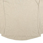 TOMMY HILFIGER Womens Beige Plain Cotton Blend Jumper Crew Neck Basic Knit 2XL
