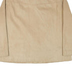 Womens Beige Polyester Blend Button Jacket XL Plain Classic Casual Smart