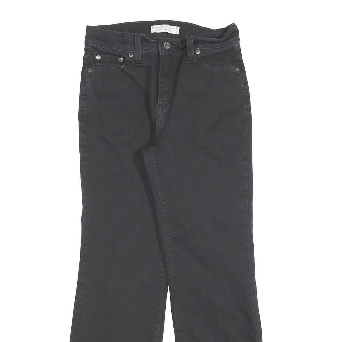 LEVI'S 512 Bootcut Womens Jeans Black Slim Cotton Blend W26 L26 Stylish Zip