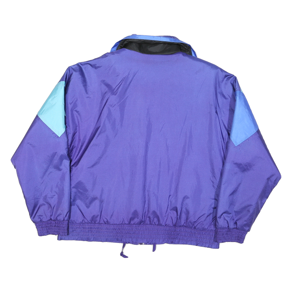 SERACE Womens Purple & Blue Classic Jacket UK 8 Polyester Blend Zip Fastening