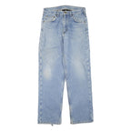 DICKIES Mens Regular Fit Denim Jeans Light Blue Cotton Blend Zip W30 L32 Casual