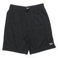 REEBOK Mens Black Sports Shorts M W30 Lightweight Polyester Activewear