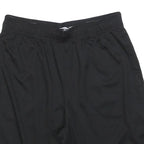 REEBOK Mens Black Sports Shorts M W30 Lightweight Polyester Activewear