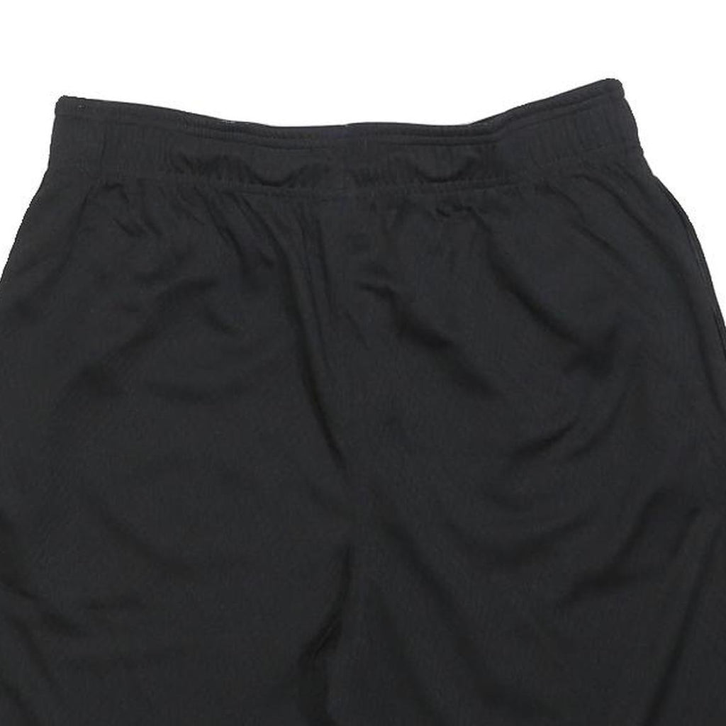REEBOK Mens Black Sports Shorts M W30 Lightweight Polyester Activewear
