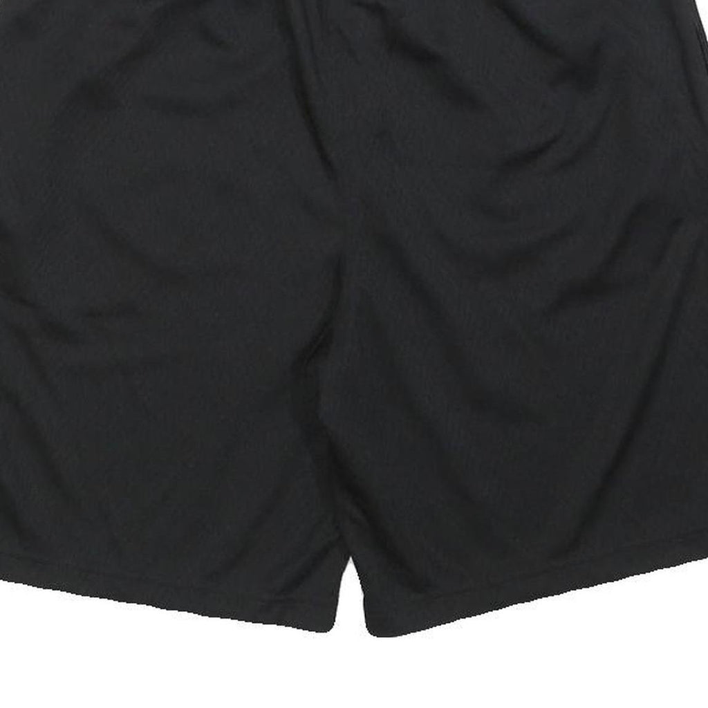 REEBOK Mens Black Sports Shorts M W30 Lightweight Polyester Activewear
