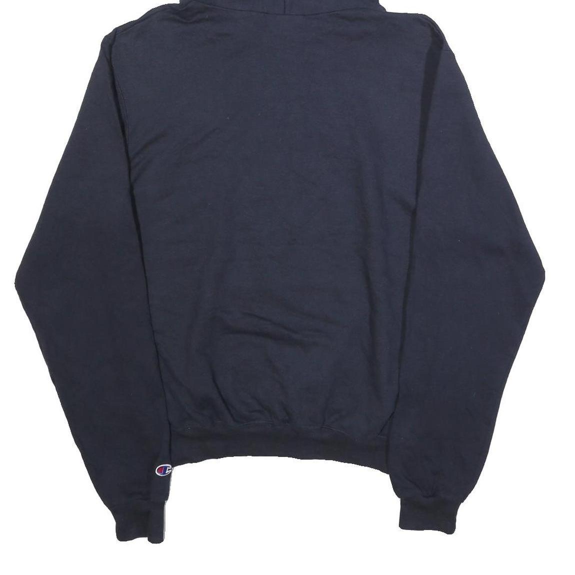 CHAMPION Mens Navy Bucknell Football Hoodie S Cotton Blend Casual Pullover