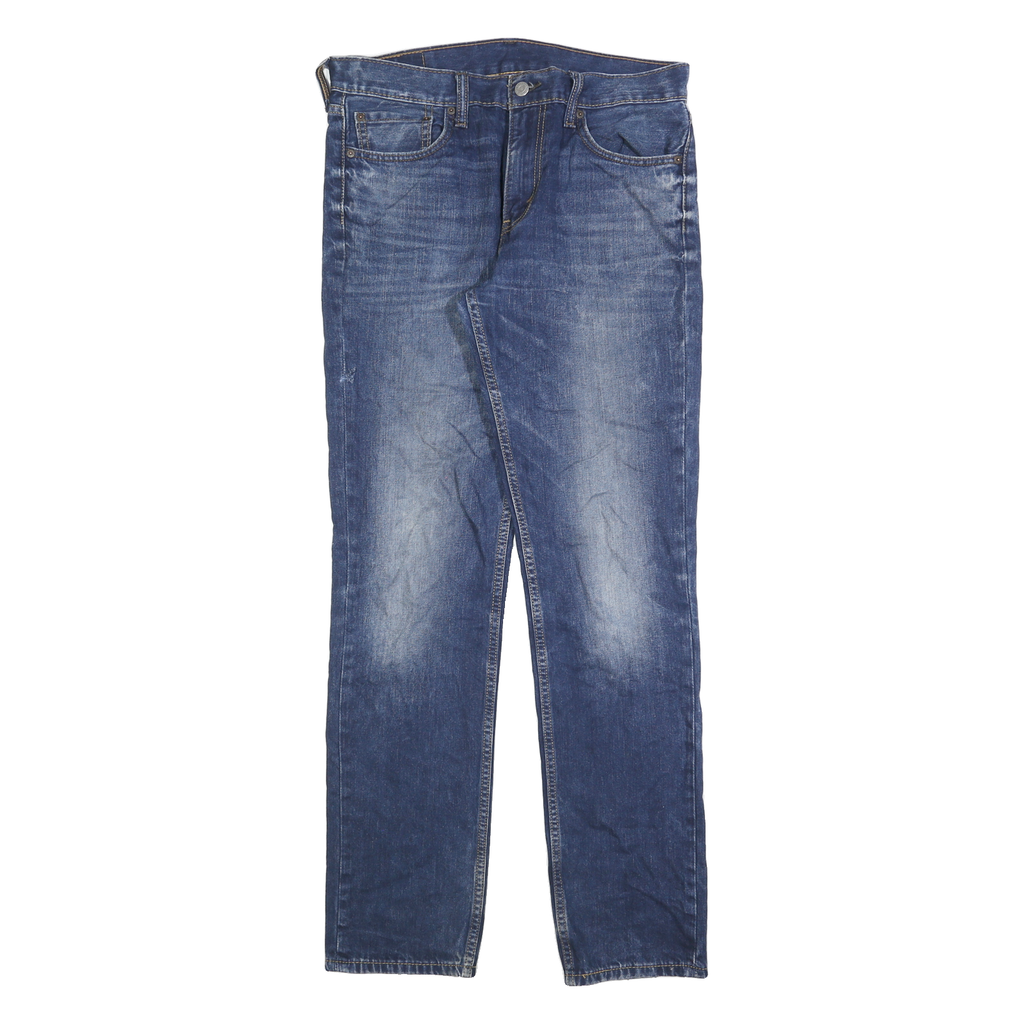 LEVI'S 511 Slim Mens Jeans Blue Slim Skinny Denim Medium W33 L34 Faded