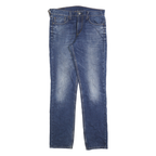 LEVI'S 511 Slim Mens Jeans Blue Slim Skinny Denim Medium W33 L34 Faded