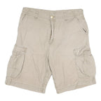 CARHARTT Mens Shorts Beige Cargo XL W32 Durable Cotton Blend Workwear