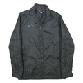 NIKE Mens Black Jacket M Polyester Blend Zip Lightweight Sportswear