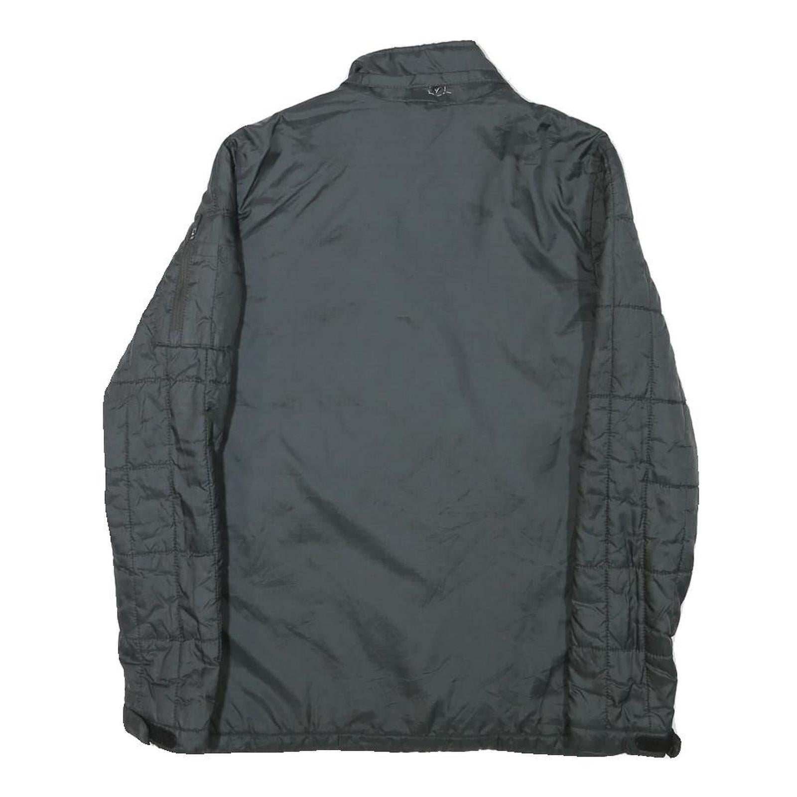 NIKE Mens Black Jacket M Polyester Blend Zip Lightweight Sportswear