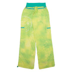 ZUMBA Outdoor Womens Trousers Green Relaxed Bootcut Nylon W23 L33