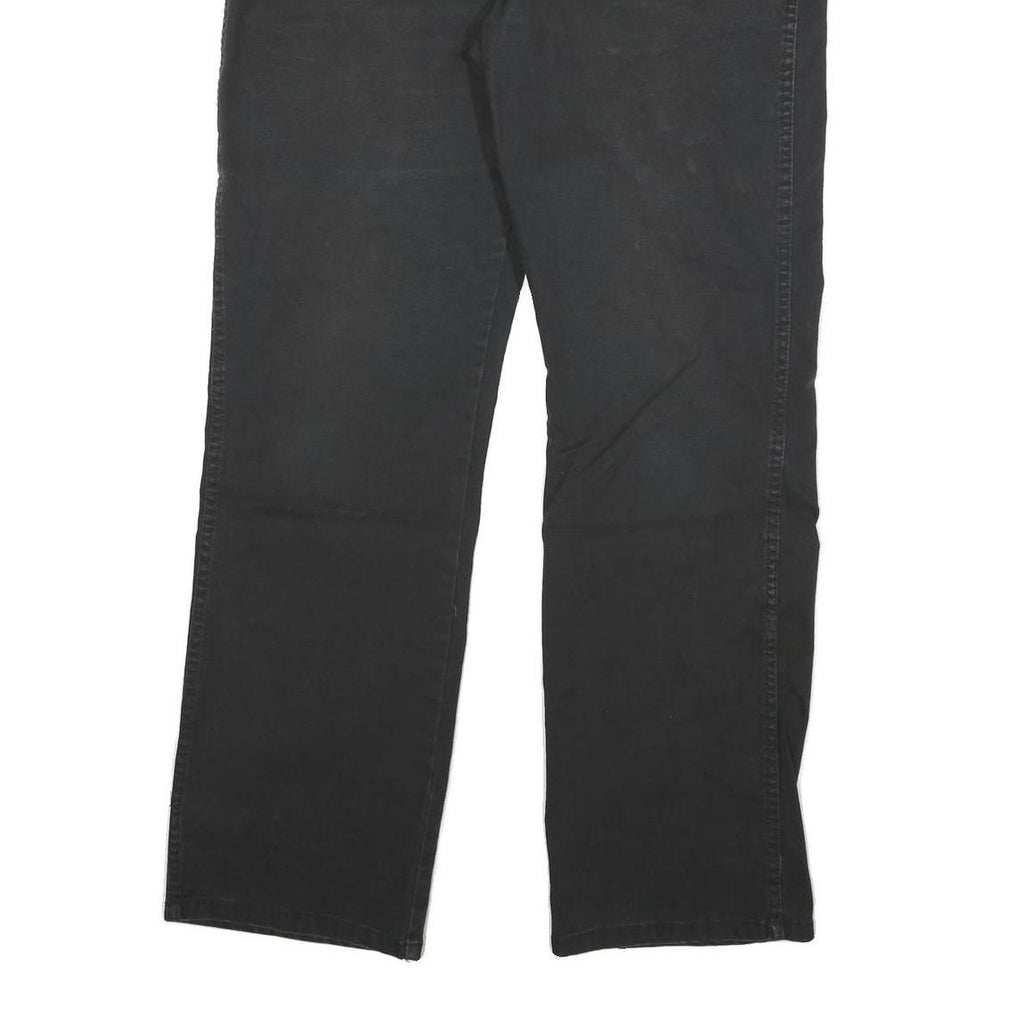 DICKIES Mens Black Regular Fit Straight Denim Jeans W36 L32 Classic Style