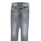 CALVIN KLEIN JEANS Mens Jeans Grey Regular Skinny Charcoal Wash W28 L34