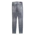CALVIN KLEIN JEANS Mens Jeans Grey Regular Skinny Charcoal Wash W28 L34