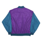 COLUMBIA Womens Purple & Blue Jacket XL Polyester Plain Zip Casual Outdoor