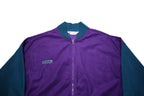 COLUMBIA Womens Purple & Blue Jacket XL Polyester Plain Zip Casual Outdoor