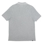 PUMA Mens Grey Polo Shirt L Cotton Short Sleeve Plain Casual Sportswear