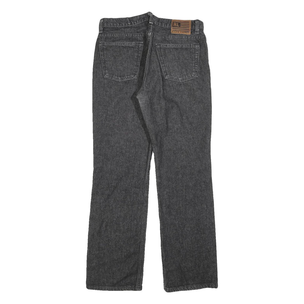 RALPH LAUREN POLO JEANS COMPANY Womens Regular Fit Straight Denim Dark W30 L30