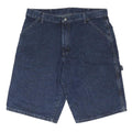 WRANGLER Mens Denim Blue Casual Shorts L W36 Workwear Cotton Blend