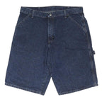 WRANGLER Mens Denim Blue Casual Shorts L W36 Workwear Cotton Blend