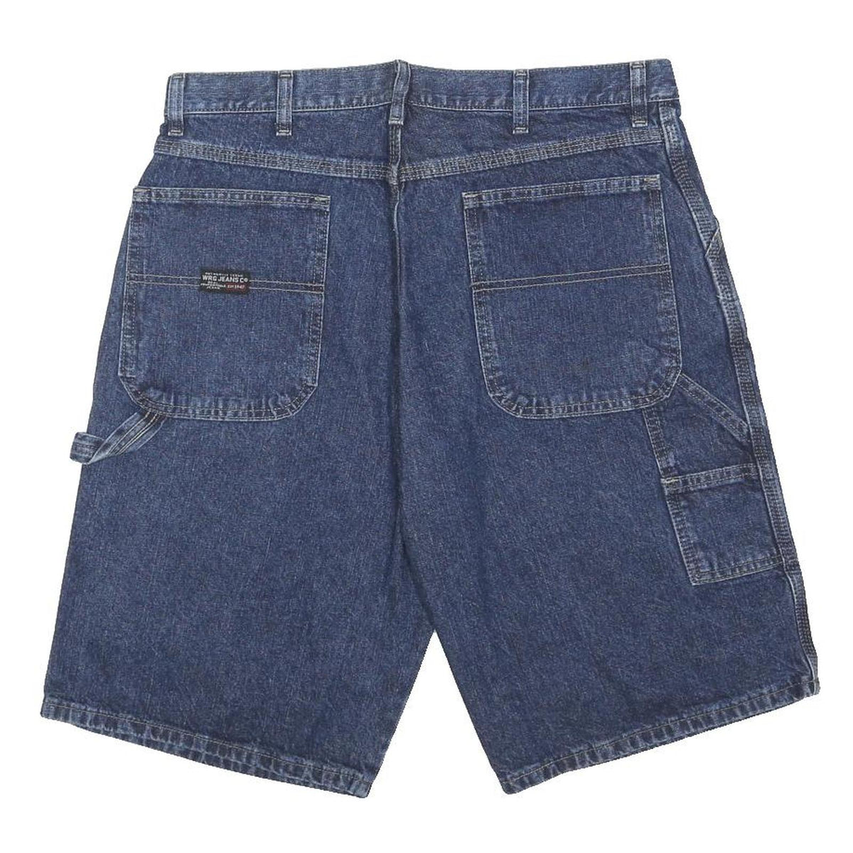 WRANGLER Mens Denim Blue Casual Shorts L W36 Workwear Cotton Blend