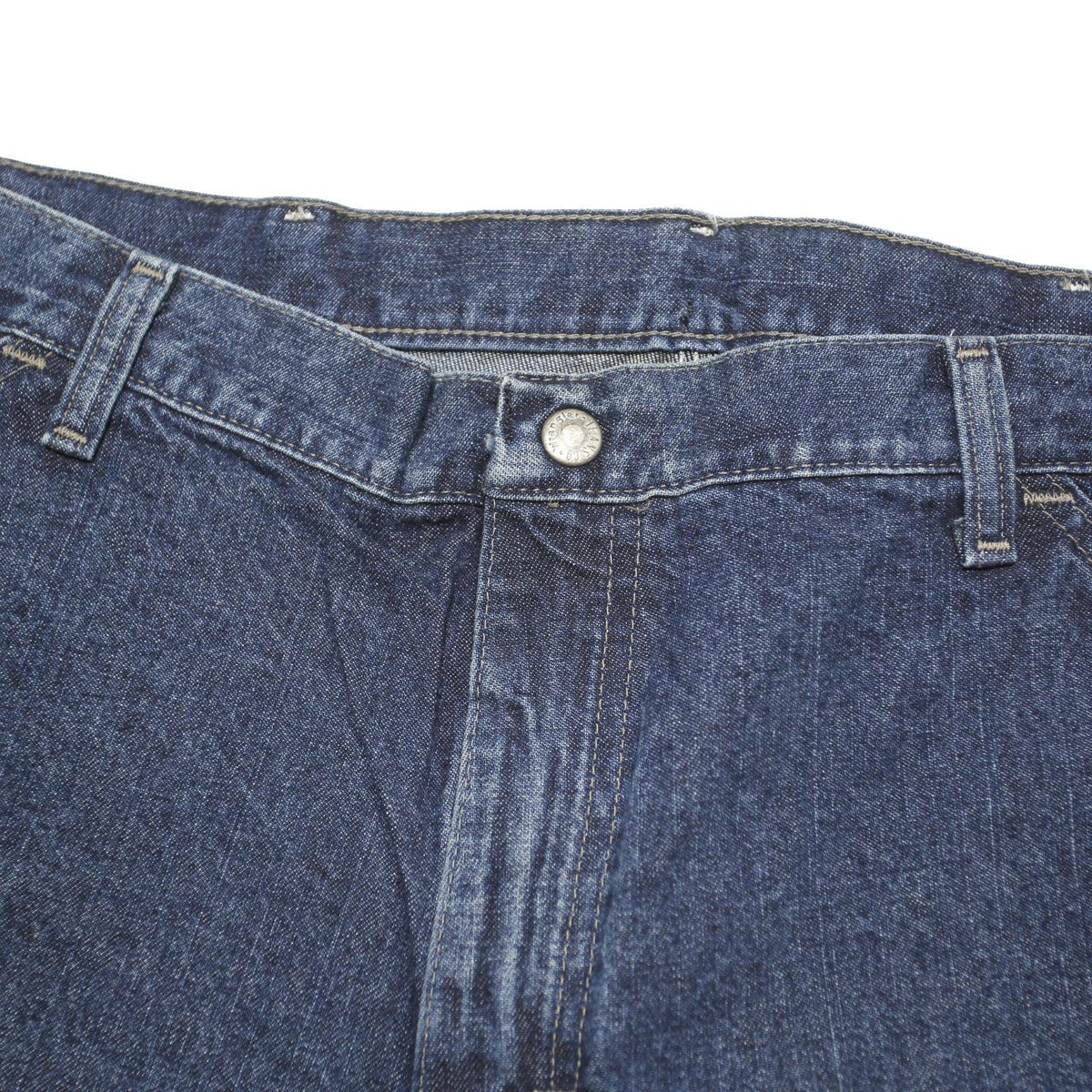 WRANGLER Mens Denim Blue Casual Shorts L W36 Workwear Cotton Blend