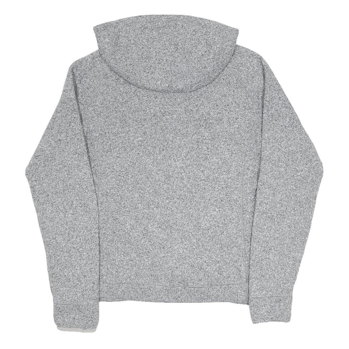 THE NORTH FACE Womens Grey Pullover Hoodie M ¼ Zip Zipped Pockets