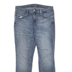 CALVIN KLEIN JEANS Mens Blue Slim Skinny Denim Medium W30 L27 Zip Casual