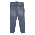 CALVIN KLEIN JEANS Mens Blue Slim Skinny Denim Medium W30 L27 Zip Casual