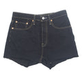 LEVI'S Cut Off 501 Womens Denim Shorts Blue S W28