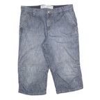TOM TAILOR Mens Denim Blue Casual Shorts M W32 Cotton Blend Relaxed Fit