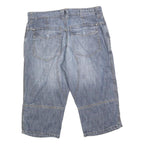 TOM TAILOR Mens Denim Blue Casual Shorts M W32 Cotton Blend Relaxed Fit