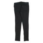 LEVI'S Womens Black Slim Skinny Denim Jeans Cotton Blend W27 L32 Classic Zip