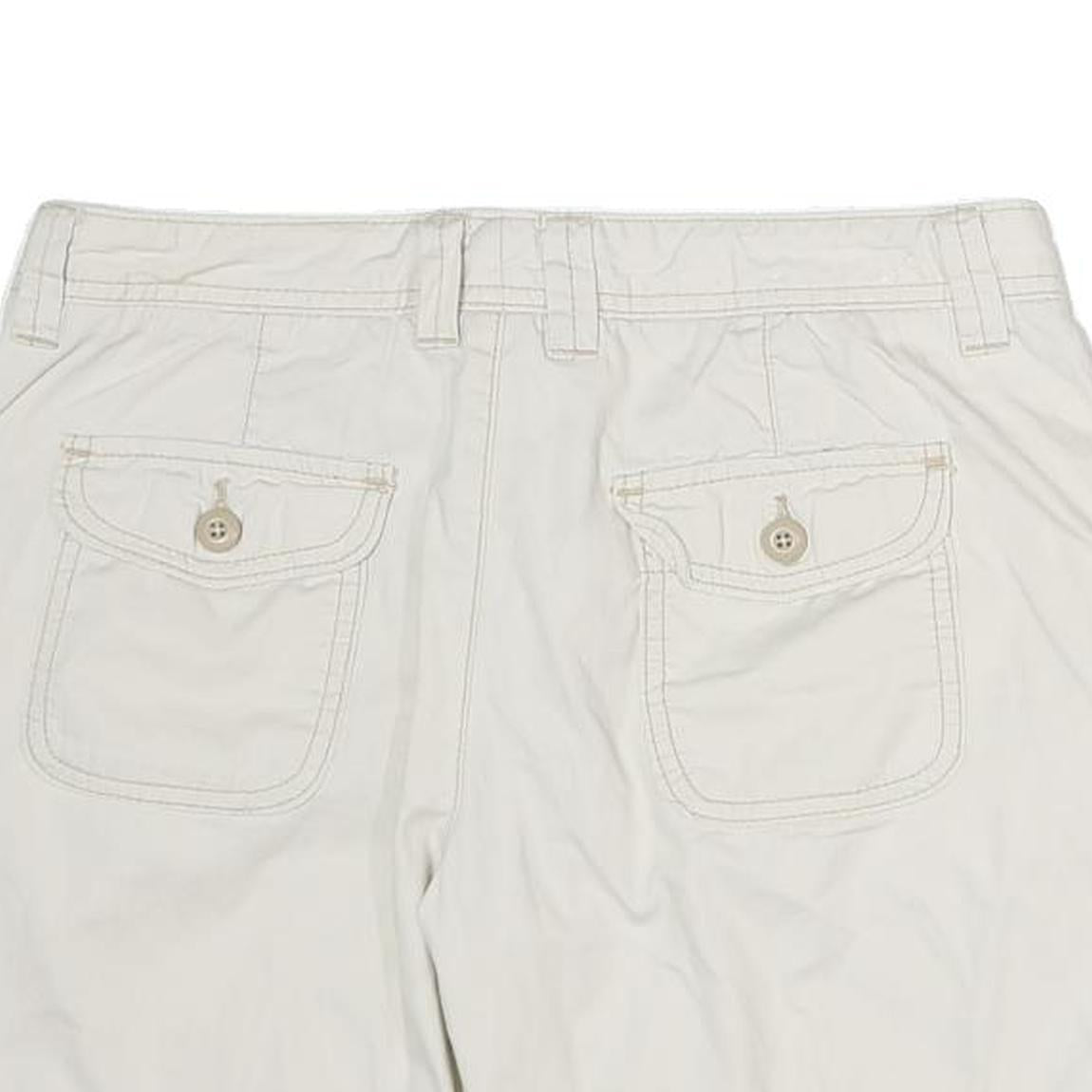 POLO RALPH LAUREN Womens Shorts White Casual Cotton M W32 Button Pockets