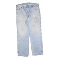 DICKIES Mens Jeans Blue Relaxed Straight Denim Light W40 L32 Workwear