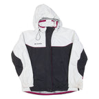 COLUMBIA Womens Rain Coat Black Hooded XL