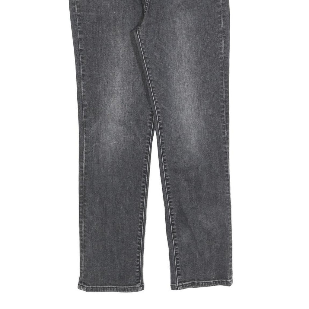 LEVI'S 724 Womens Jeans Grey Regular Straight Denim Medium W26 L25