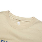 ADIDAS Mens Beige Notre Dame Football Graphic T-Shirt M Short Sleeve Crew Neck