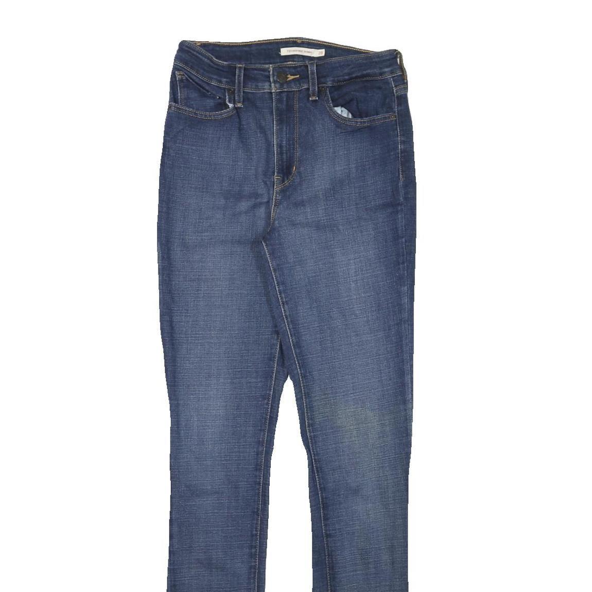 LEVI'S Womens Jeans Blue Slim Skinny Denim Medium W26 L32 Cotton Blend Zip