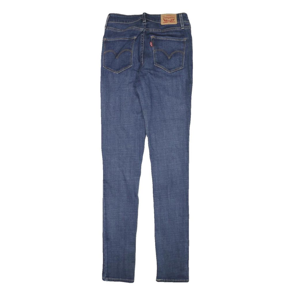 LEVI'S Womens Jeans Blue Slim Skinny Denim Medium W26 L32 Cotton Blend Zip
